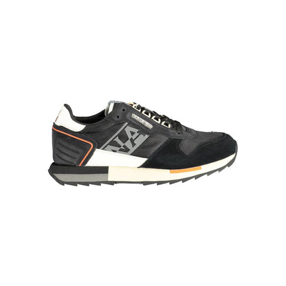 Napapijri Black Leather Men Sneakers