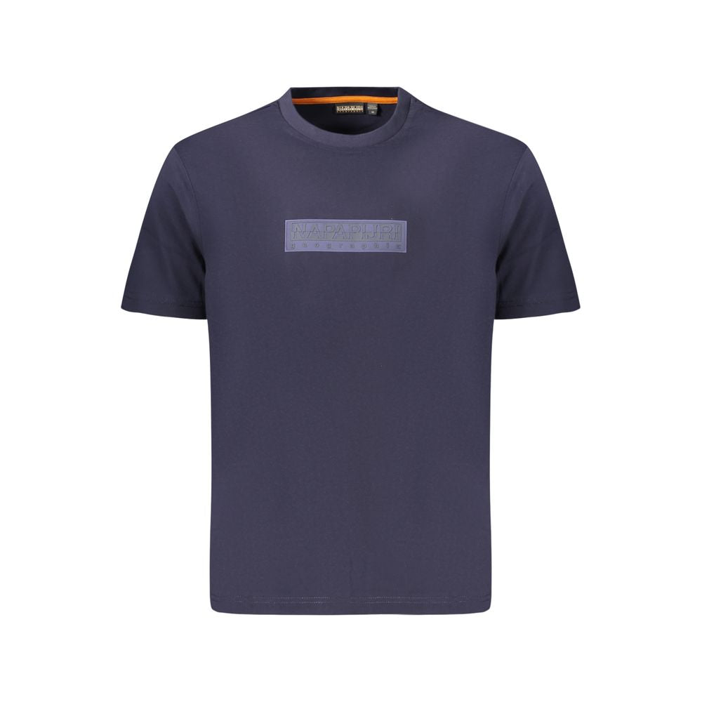 Napapijri Blue Cotton Men T-Shirt