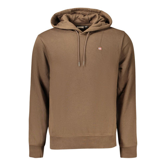 Napapijri Brown Cotton Sweatshirt