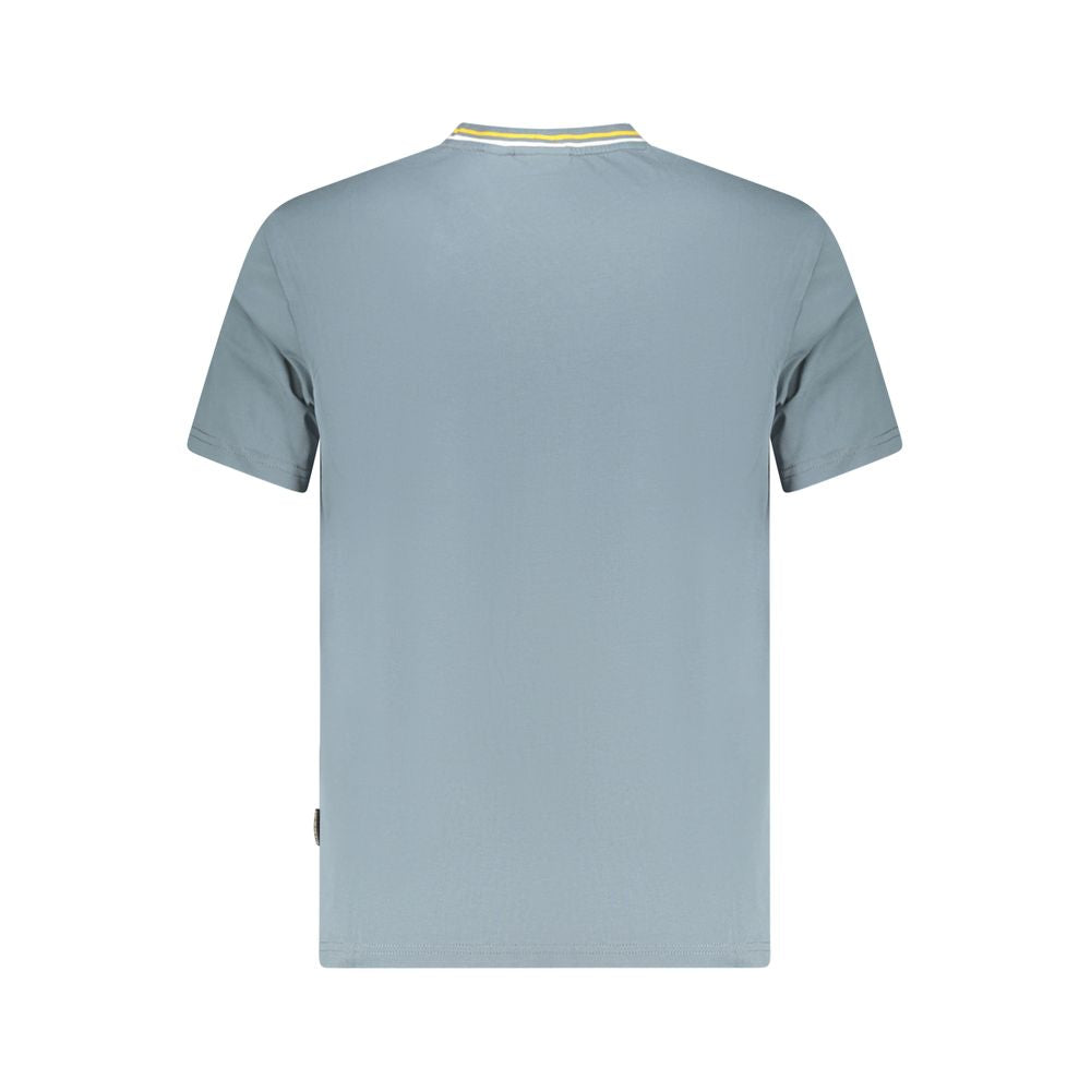 Napapijri Gray Cotton Men T-Shirt