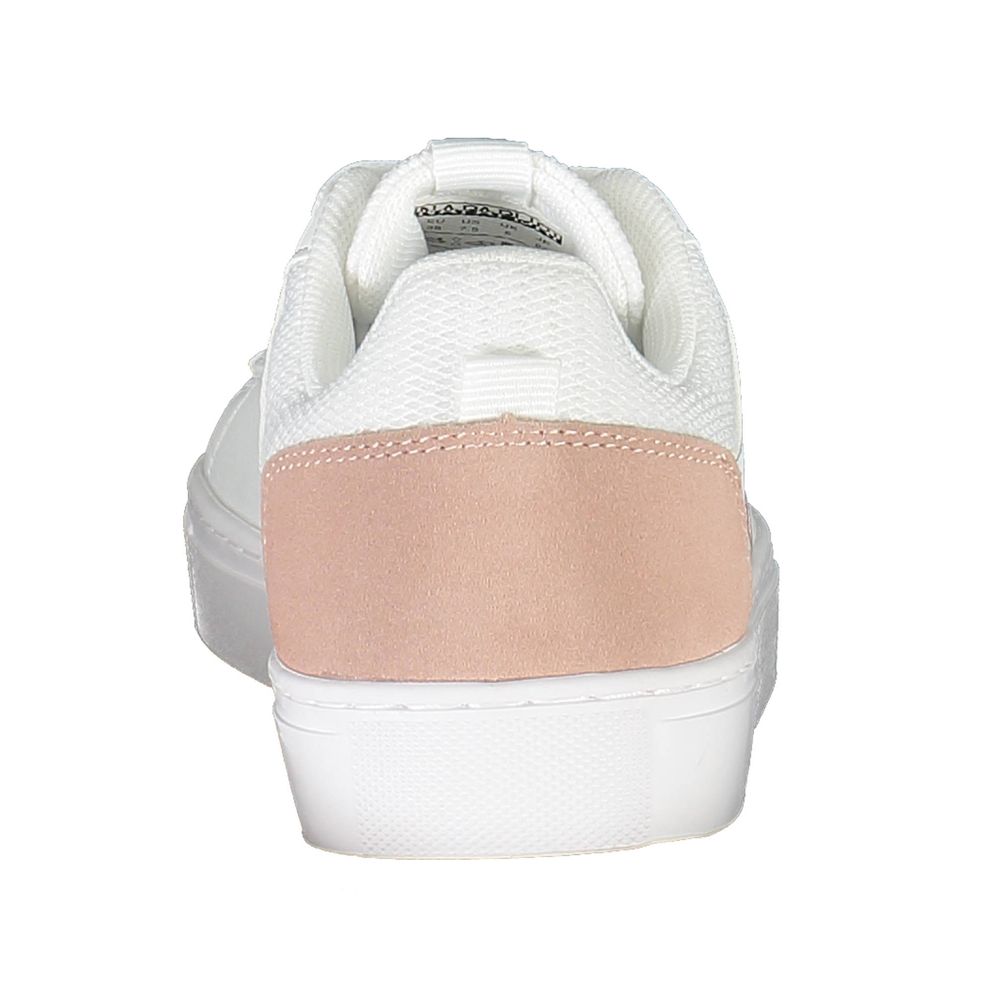 Napapijri White Leather Women Sneakers