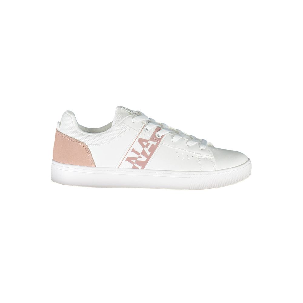 Napapijri White Leather Women Sneakers