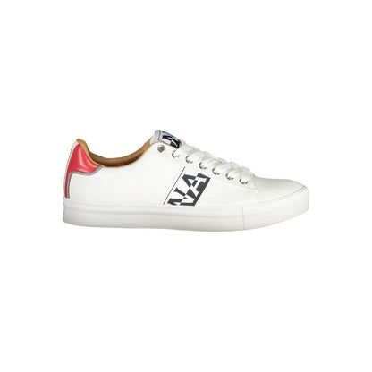 Napapijri White Polyester Men Sneakers