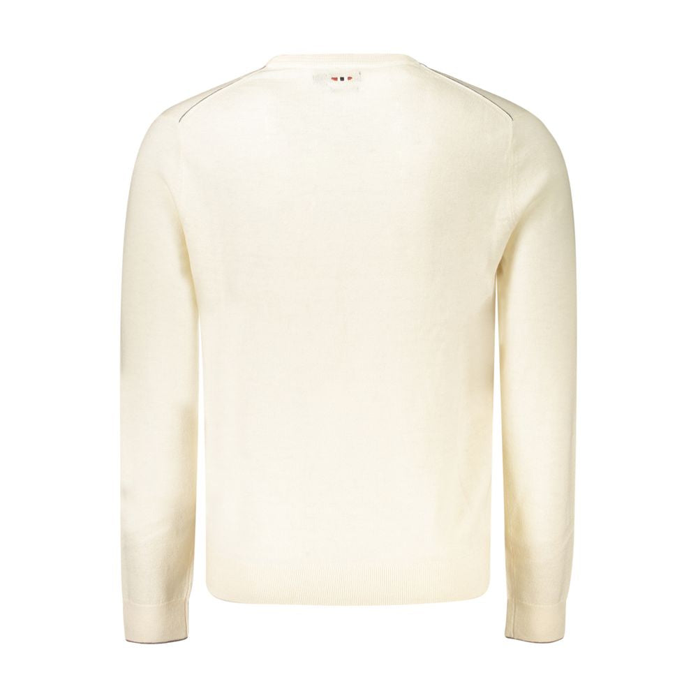 Napapijri White Wool Sweater