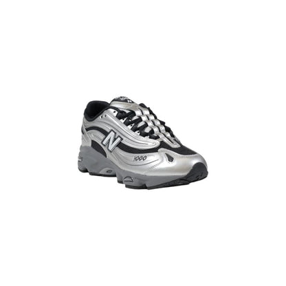 New Balance Silver Synthetic Sneakers