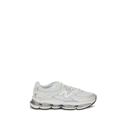 New Balance White Polyamide Athletic Sneakers