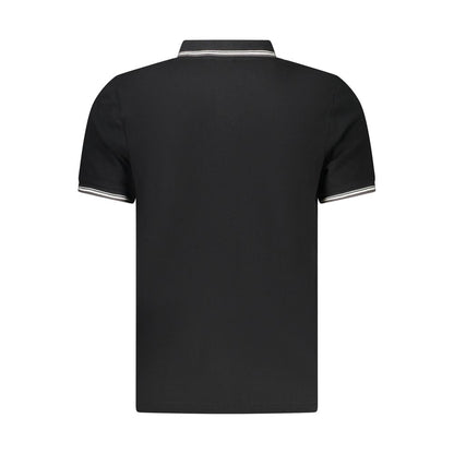 North Sails Black Cotton Men's Polo Shirt