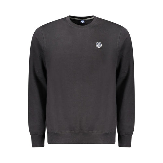 North Sails Black Cotton Men's Sweatshirt