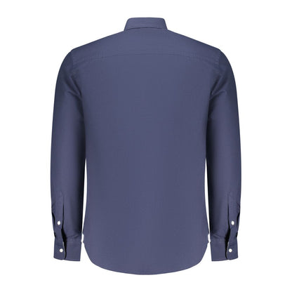 North Sails Blu Cotton Men Shirt