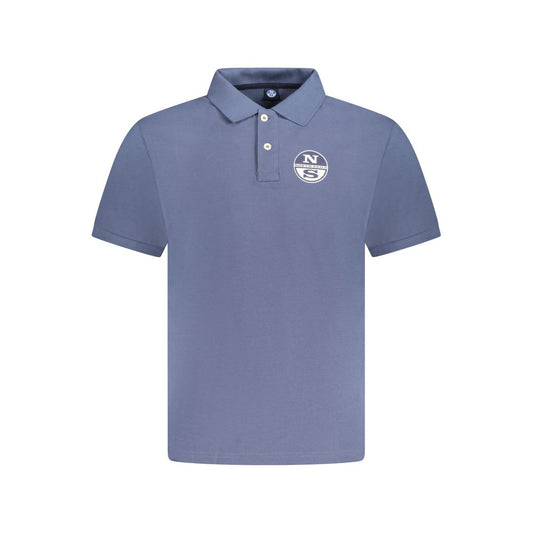 North Sails Blue Cotton Men Polo