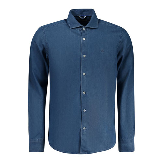 North Sails Blue Cotton Men Shirt
