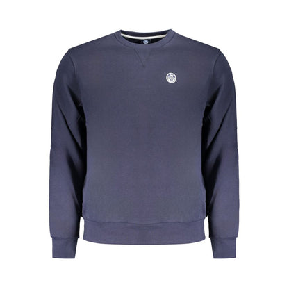 North Sails Blue Cotton Men Sweater