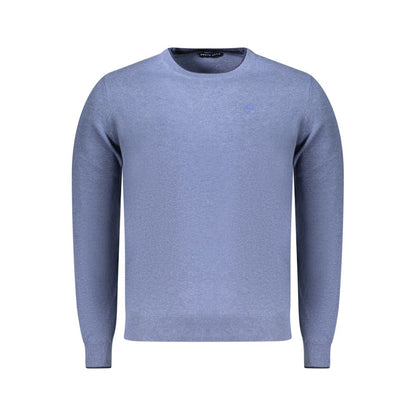 North Sails Blue Cotton Men's Sweater