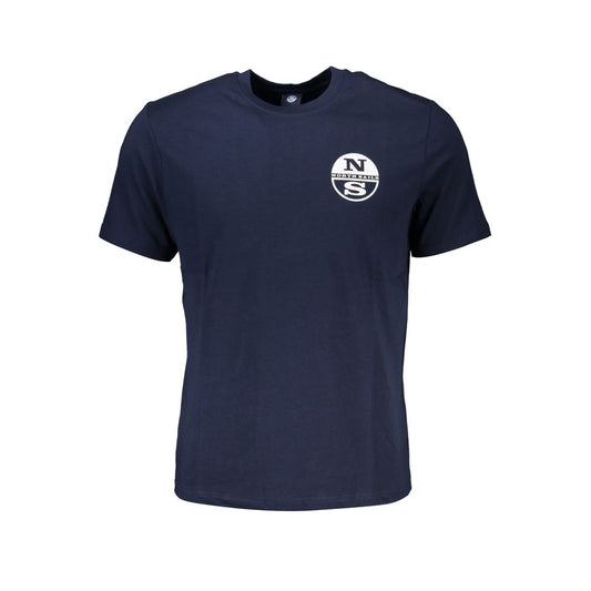 North Sails Blue Cotton Men's T-Shirt