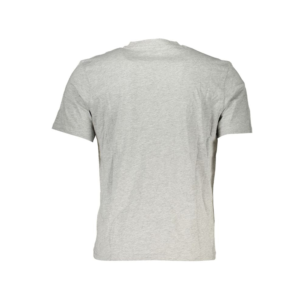 North Sails Gray Cotton Men T-Shirt