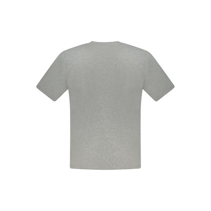 North Sails Gray Cotton Men T-Shirt