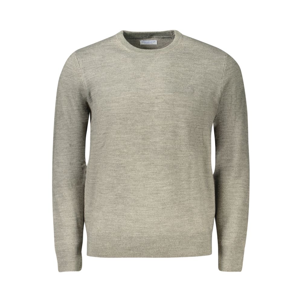North Sails Grey Acrylic Men Sweater