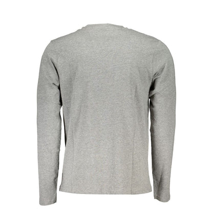 North Sails Grigio Cotton Men T-Shirt