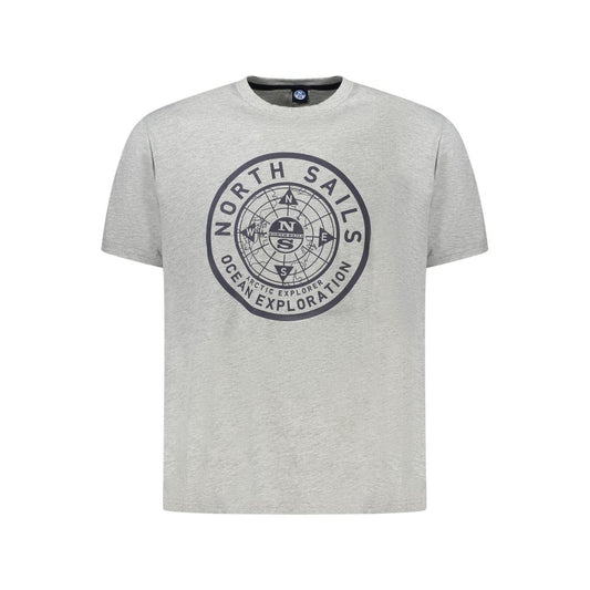 North Sails Grigio Cotton Mens T-Shirt