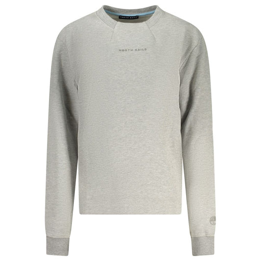 North Sails Grigio Cotton Women Sweatshirt