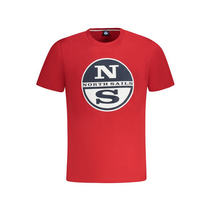 North Sails Rosso Cotton Men T-Shirt