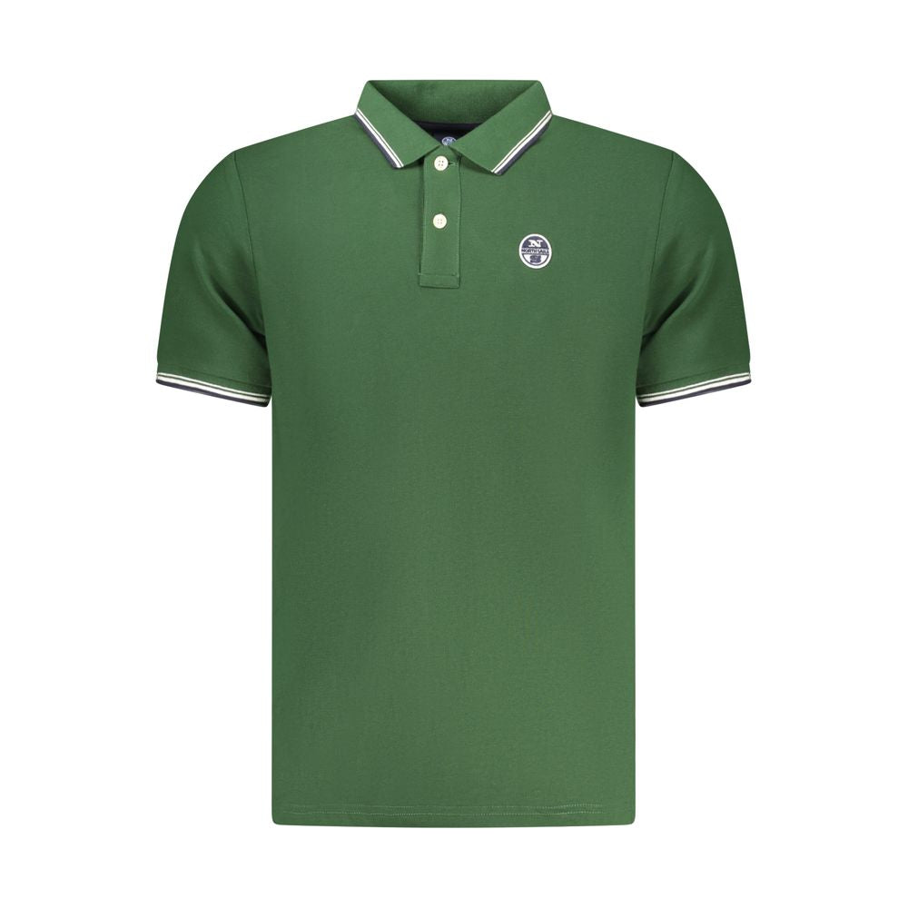 North Sails Verde Cotton Men Polo Shirt