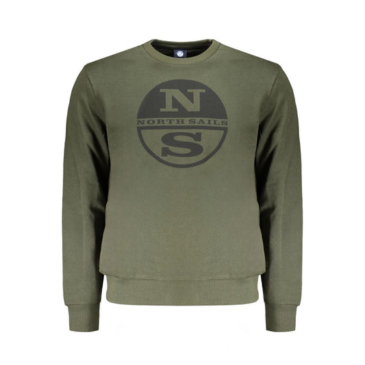 North Sails Verde Cotton Men Sweatshirt