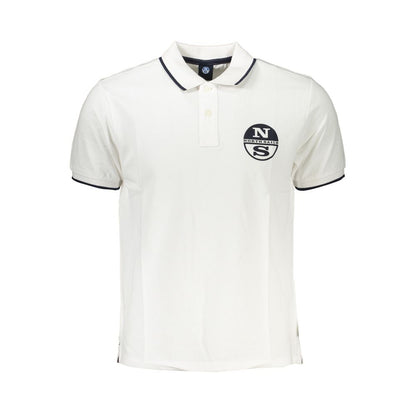 North Sails White Cotton Men's Polo Shirt