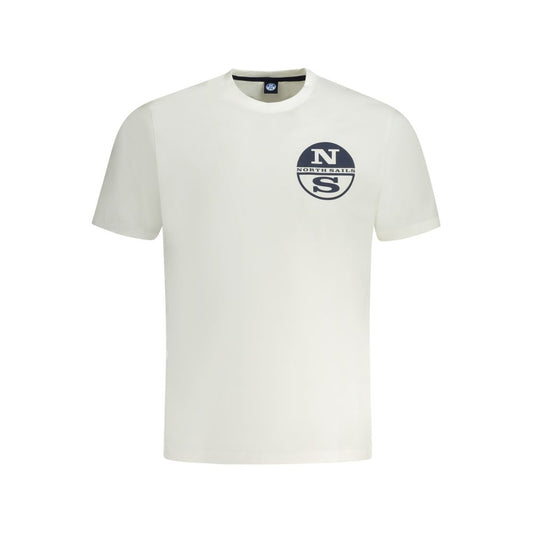 North Sails White Cotton Men's T-Shirt