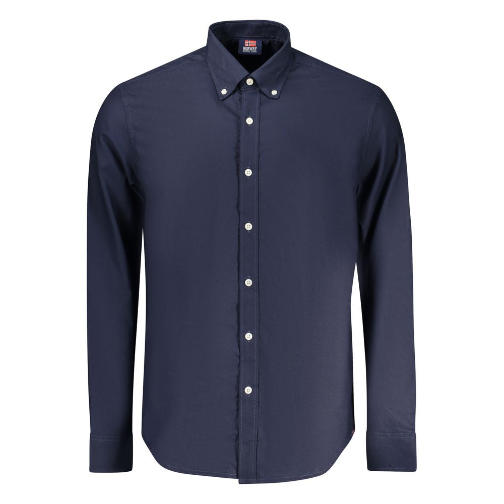Norway 1963 Blu Cotton Male Shirt