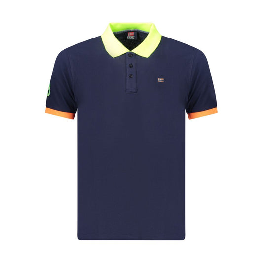 Norway 1963 Blue Cotton Men's Polo Shirt