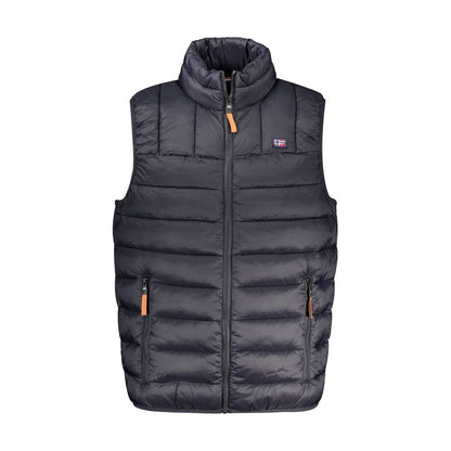 Norway 1963 Nero Poliammide Men's Vest