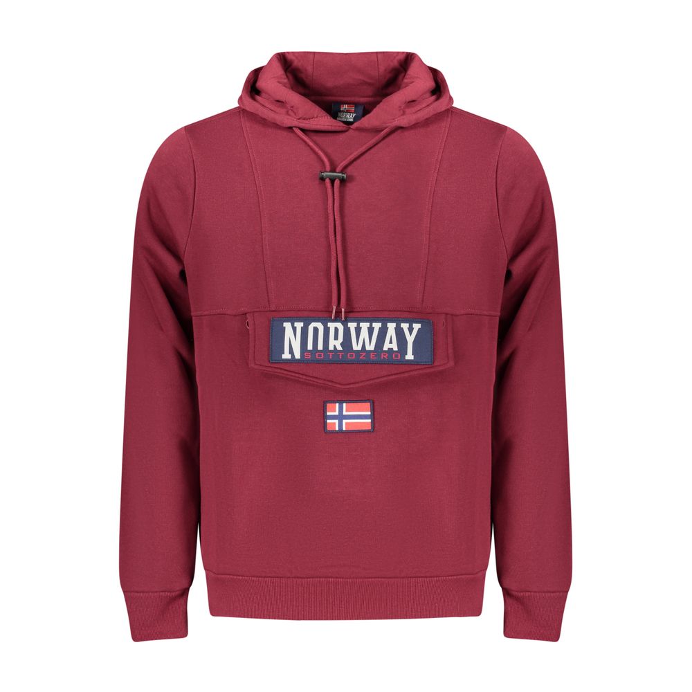 Norway 1963 Viola Cotton Men's Hooded Sweatshirt