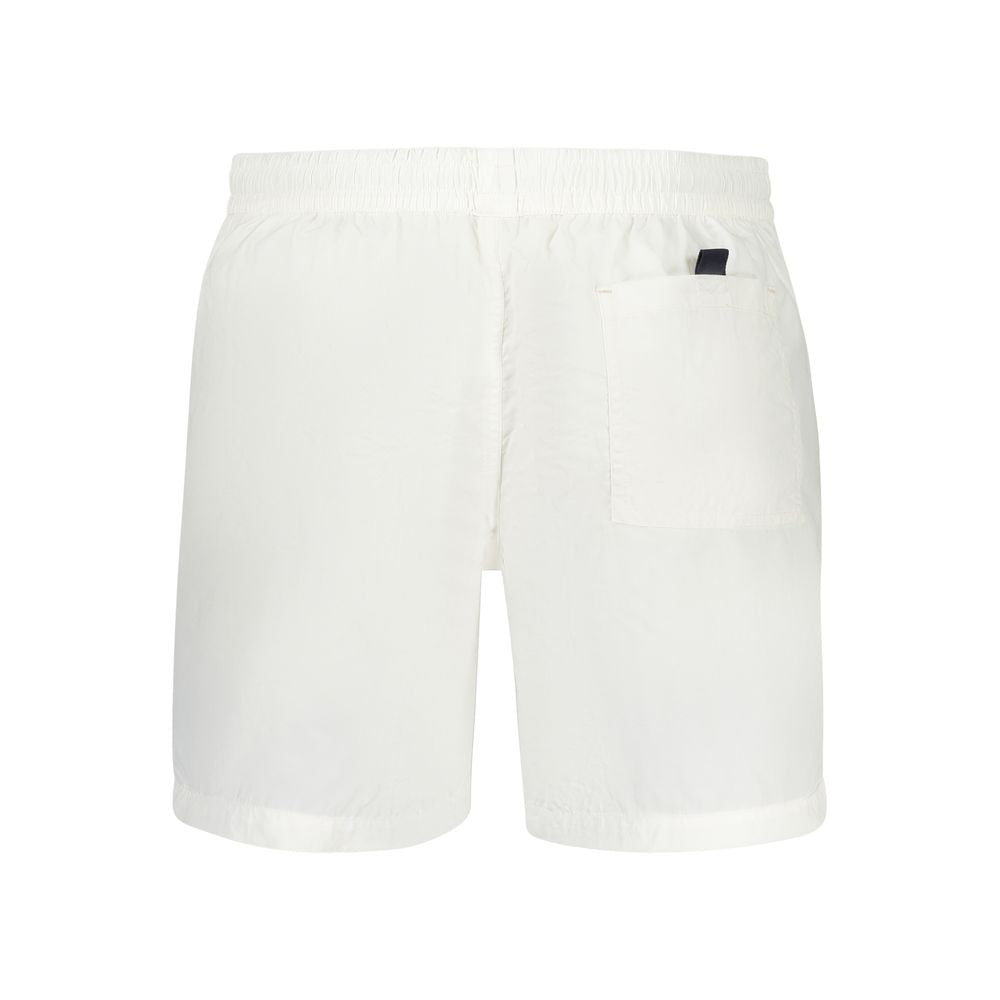Norway 1963 White Polyamide Men's Swim Boxer