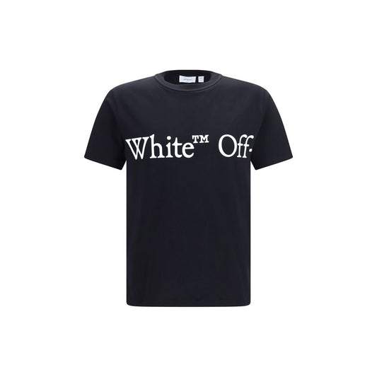 Off-White Black Cotton T-Shirt