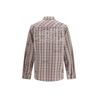 Off-White Multicolor Cotton Pattern Shirt