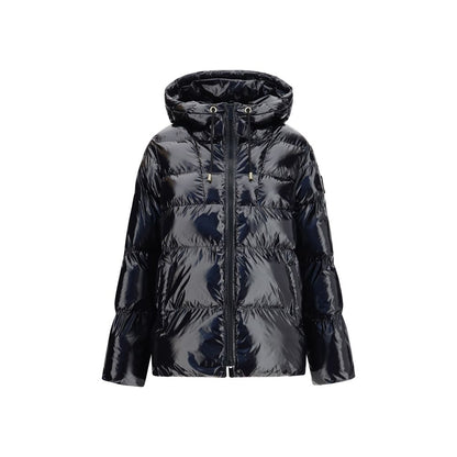 PINKO Black Polyamide Full-Length Jacket