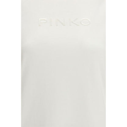 PINKO White Cotton T-Shirt