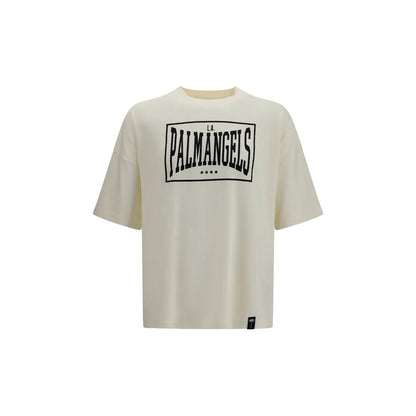 Palm Angels Beige Cotton T-Shirt