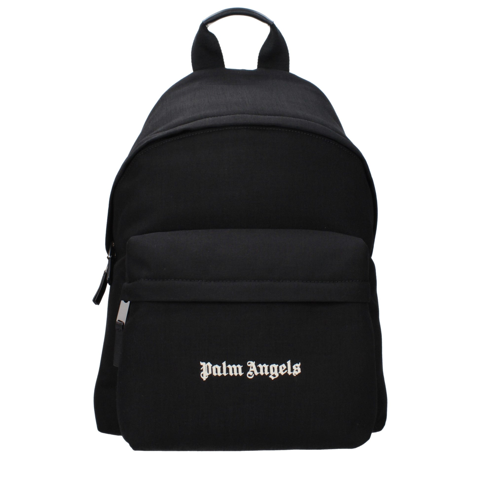 Palm Angels Black Fabric Backpacks