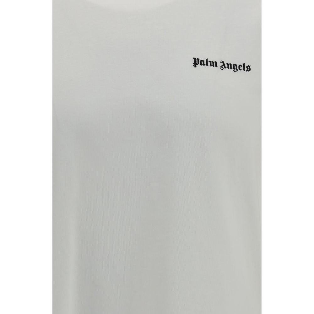 Palm Angels White Cotton T-Shirt