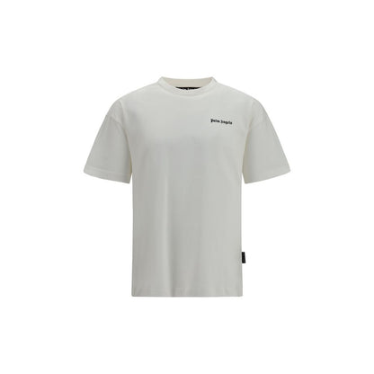Palm Angels White Cotton T-Shirt