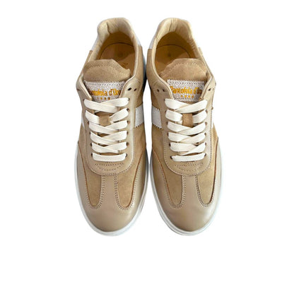 Pantofola D'Oro Beige Suede Men Sneaker