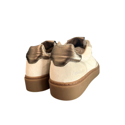 Pantofola D'Oro Beige Suede Mens Sneaker
