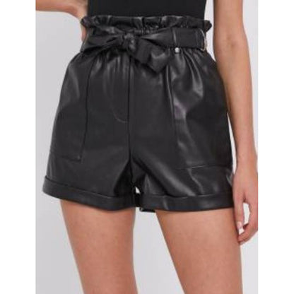 Patrizia Pepe Black Polyethylene Shorts