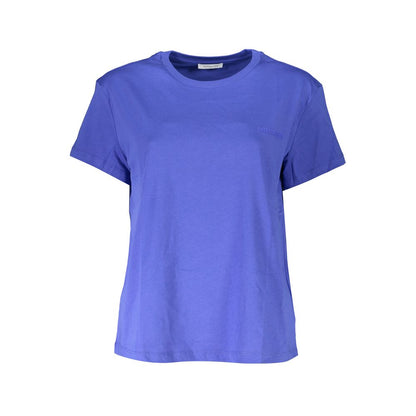 Patrizia Pepe Blue Cotton Women T-Shirt