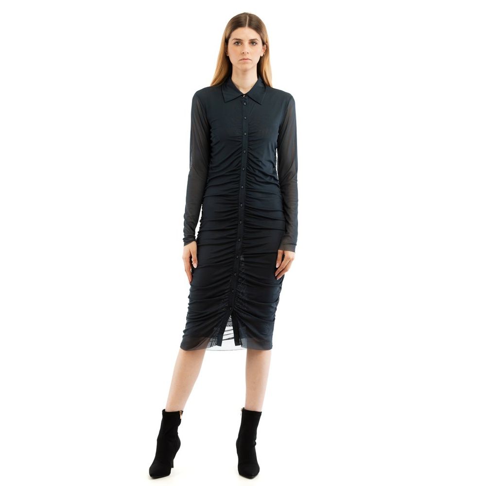 Patrizia Pepe Blue Polyester Casual Dress