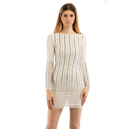 Patrizia Pepe White Polyester Casual Dress