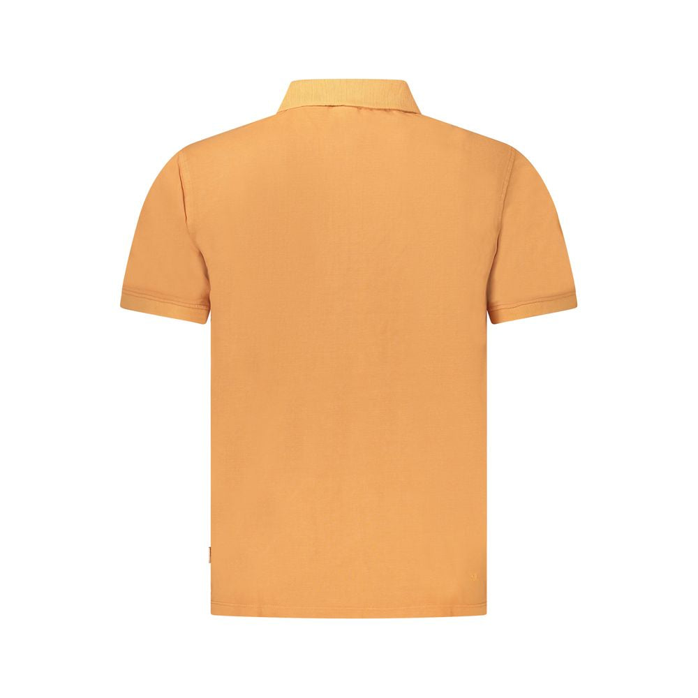 Pepe Jeans Orange Cotton Men Polo Shirt