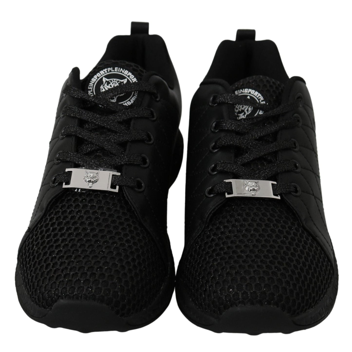 Philipp Plein Black Casual Running Sneakers Shoes